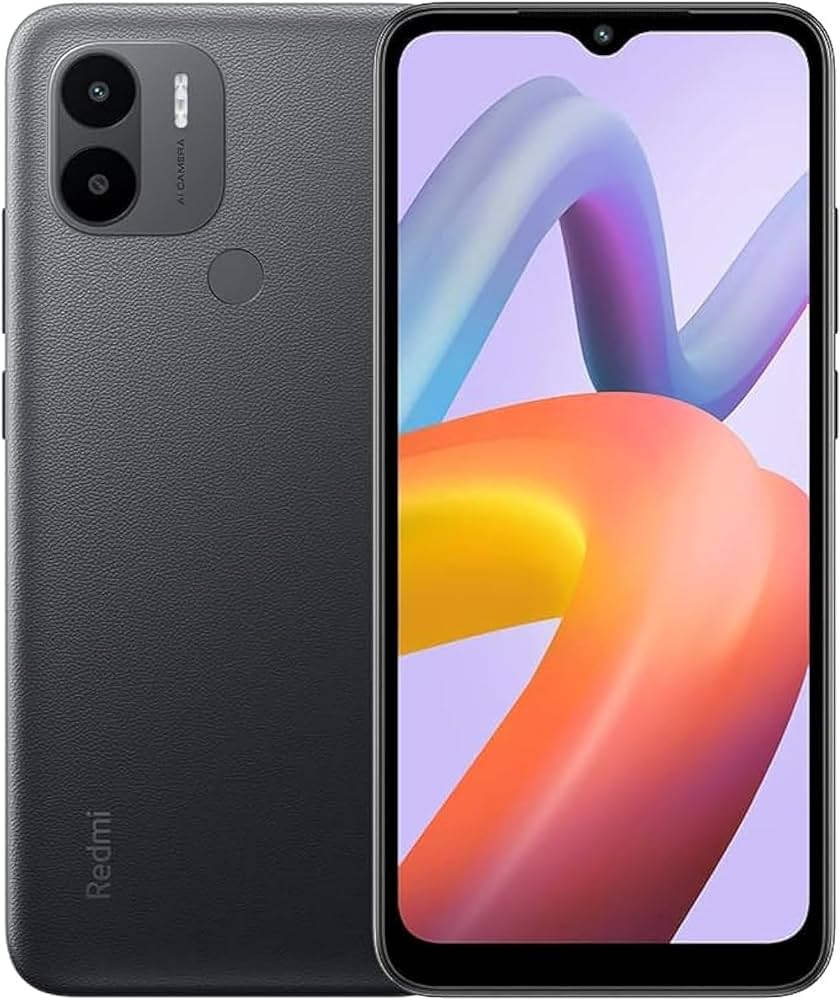 Xiaomi Redmi A2+ (Black 2GB RAM, 32 Storage) - 8MP AI dual camera | Rear fingerprint sensor | High 5000mAh (typ) battery | Octa Core processor